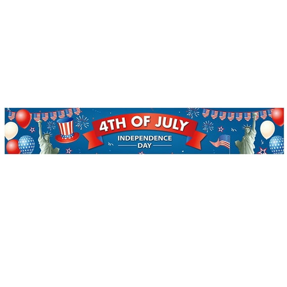 Veeogra Big Sale,Banner,Independence Day,Large God Blesse America Banner Outdoor Independence Day Flag 120 X 20 Memorial National Day Yard Si,Party Decorations,Congratulations Banner,Party Supplies