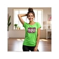 thumbnail image 2 of Playera Blusa Mama Mamá Fieramente Increíble – Estilo Animal Print con Actitud Color Verde Lima Talla Grande Marca Emil SaEs, 2 of 4