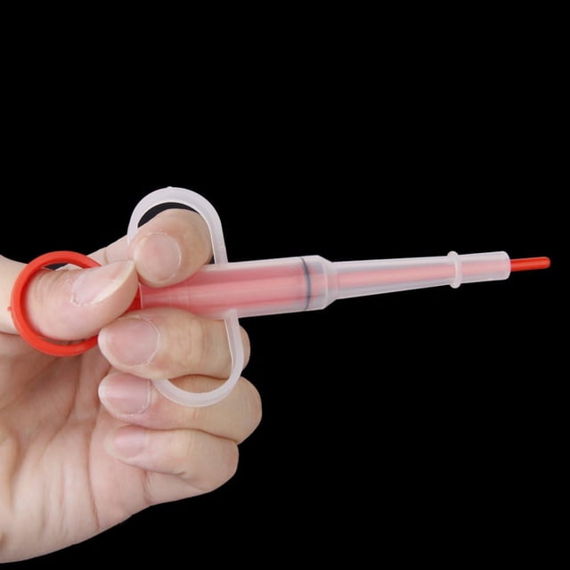 kurtrusly Durable Pet Pill Gun For Cats Compact And Convenient Accessories Pet Tablet Pill Dog Cat Feeder red
