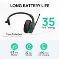 thumbnail image 3 of Auriculares inalámbricos Yealink BH70 Mono con micrófono Bluetooth 35h Talk, 3 of 9