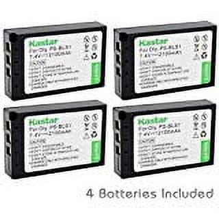 Kastar Battery 4 Pack for Olympus BLS 1 PS BLS1 work for Olympus E 400 E 410 E 420 E 450 E 600 E 620 E P1 E