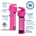 thumbnail image 5 of Mace Brand PepperGuard Pepper Spray - Pink - Police Strength OC Pepper Formula, UV Detection Dye, 5 of 11