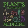 thumbnail image 2 of The Best Medicine T-Shirt | Cute Vegetarian Black Tee Gift, 2 of 5