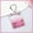 Pink, variant on Creative Acrylic 1-inch Photo Frame Keychain 1 Inch ID Photo Small Card Photo Holder Slide-in Design Photo Storage Frame Keyring For Idols