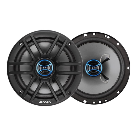 Jensen JS62 - Altavoces de audio para coche de 2 vías de 6.5 pulgadas con potencia máxima de 200 vat