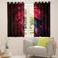 thumbnail image 5 of Wolf Curtains for Living Room,Red Moon Wolf Curtains 30%-50% Blackout ,Safari Animals Curtains & Drapes Gothic Home Decor Wolf Print Window Curtains 2 Panels 42"Wx63"L, 5 of 6