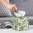 thumbnail image 3 of Honeii 's Green Snake for Leather Square Tissue Box Cover Holder: A Stylish Organizer for Tabletops, Bathrooms, Cars & Offices, 3 of 5