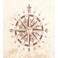 thumbnail image 3 of Ambesonne Brown Duvet Cover Set, Vintage Compass, Calking, Tan Brown, 3 of 6
