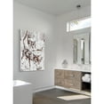 thumbnail image 4 of Marmont Hill "Deer" Painting Print on White Wood, 4 of 5