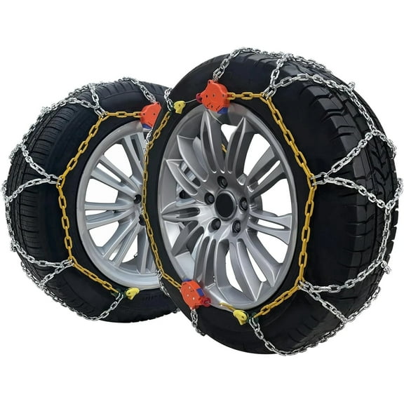 2x Anti-slip Snow Tire Chains for Car SUV Pickup Light Trucks 235mm-275mm 232405