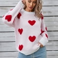 thumbnail image 6 of Sweatshirt for Women Perfect For Daily Wear or Loungewear! The Best Choice for Valentine's DayS White Valentine's Day Sweatshirt, 6 of 6