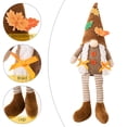 thumbnail image 2 of Fall Gnomes Decor, Halloween Handmade Plush Gnomes Faceless Doll with Dangling Legs for Thanksgiving Home Decoration on Farmhouse Tiered Tray, Mantle, Shelf Sitter or Side Table, 2 of 9