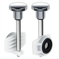 New Arrivals 2-Pack Universal Tub Spout Diverter Repair Kit Silver