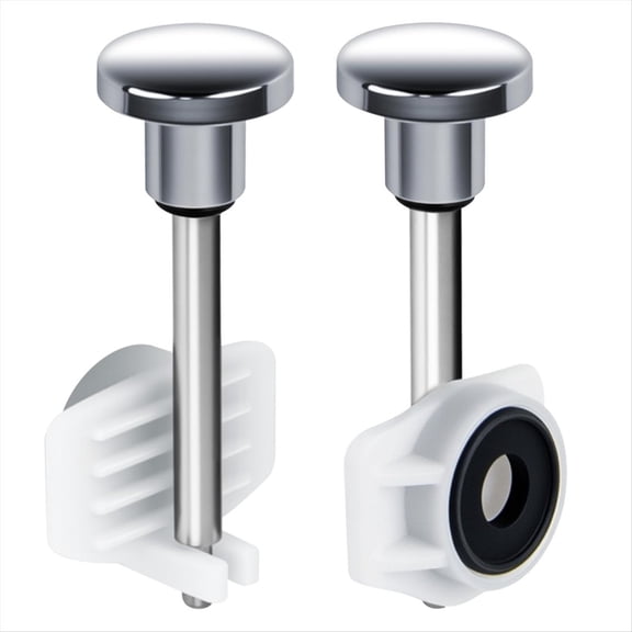 New Arrivals 2-Pack Universal Tub Spout Diverter Repair Kit Silver