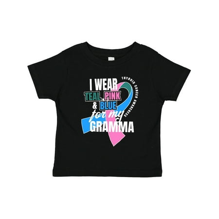 

Inktastic I Wear Teal Pink and Blue for My Gramma Gift Toddler Boy or Toddler Girl T-Shirt