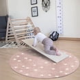thumbnail image 2 of Cute Cartoon Carpets for Living Room Nordic Style Bedroom Decor Round Carpet Fluffy Soft Children Floor Mat Large Area Plush Rug My Lux Decor Round, 2 of 12