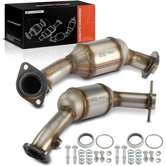 A-Premium Left and Right 2-PC Catalytic Converter Kit Direct-Fit Compatible with Cadillac CTS 2004 2005 2006 2007, 2.8L 3.6L, EPA Compliant, Replace# 25768054