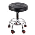 thumbnail image 3 of Hydraulic Rolling Swivel Stool, Retro Style Design with Concealed Rubber Floor Protector, 5 Wheels, Ergonomically Designed , for Hairdressers and Beauticians, 3 of 7