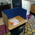 thumbnail image 3 of Office, School Classroom Desk Divider 18" x 48" Assorted Corrugated Study Carrel - Pack of 12, 3 of 3