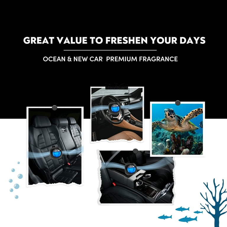  DRIVEJOY Car Air Freshener Vent Clips, 8 PK, 6 Ocean, 2 New Car  Scent, Car Fresheners for Men Women, Up to 240 Days, Long Lasting Air  Freshener for Car, Odor Eliminator : Automotive