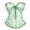 Light Green, variant on Corset Tops for Women,Plus Size Bustier Shapewear Lingerie,Lace Tied Renaissance Overbust Corset Push Up Bodysuit