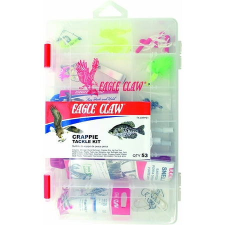 UPC: 0047708671095 | Eagle Claw Crappe Tackle Kit 53 Pieces