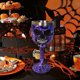 thumbnail image 4 of Xihbxyly Oferta de iluminación Horrible copa de vino acero inoxidable con forma de calavera esquelética, decoración de Halloween, copas de vino, cáliz de vino con forma de calavera ceremonial de sacr, 4 of 5