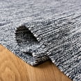 thumbnail image 5 of SAFAVIEH Montauk Sharlene Solid Braided Cotton Runner Rug, Navy, 2'3" x 7', 5 of 8