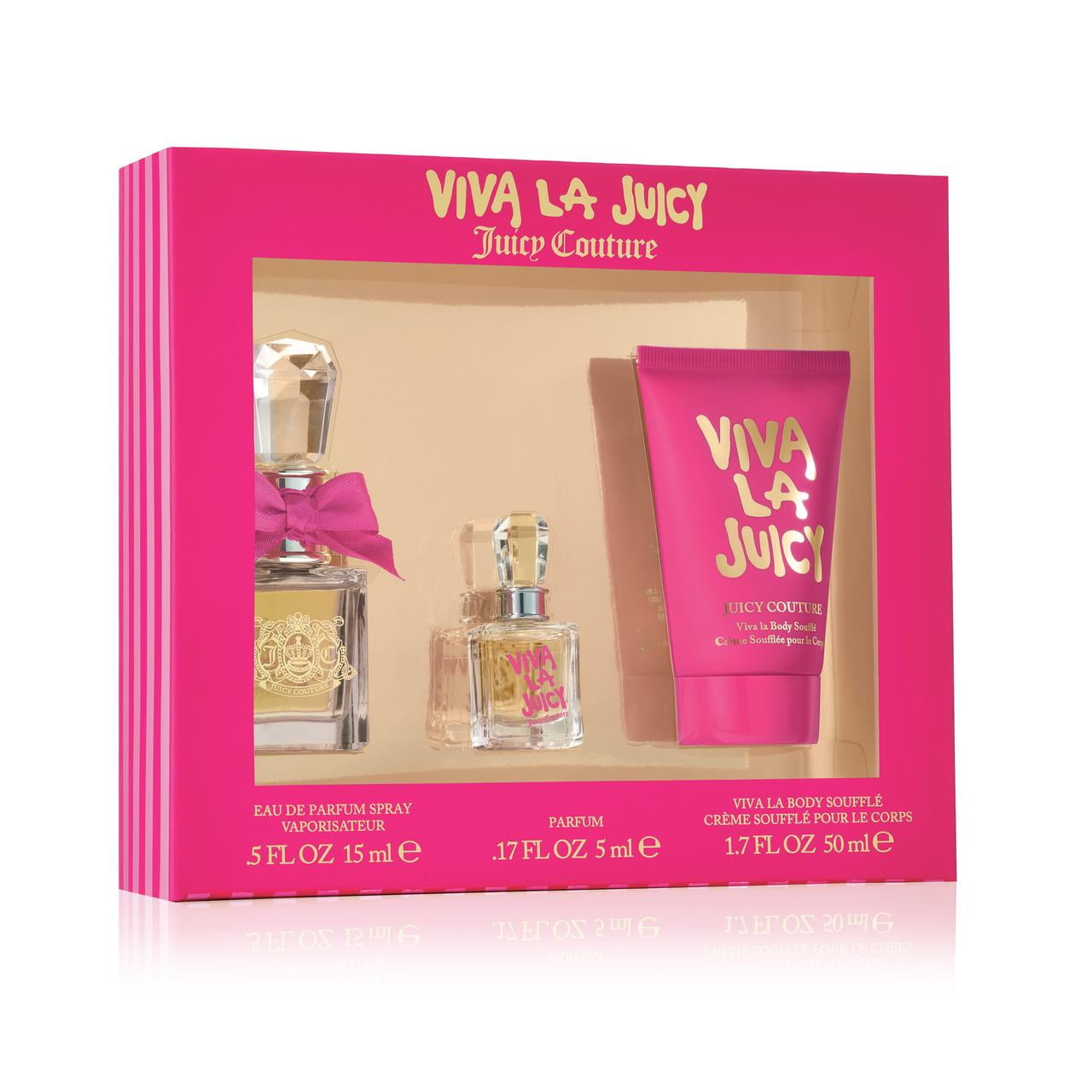 ($51.00 Value) Juicy Couture Viva la Juicy 3 Piece Fragrance Gift Set