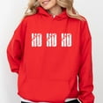 thumbnail image 6 of Ho Ho Ho Block Distressed - Women's Graphic Hoodie, 6 of 6