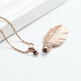 thumbnail image 2 of Feather Urn Necklace Hold Cremation Ashes Keepsake Memorial Jewelry Feather Love Memorial Urn Jewelry Urn Necklaces for Ashes Funeral Cremation Jewelry for Ashes Keepsake Urn Necklace, 2 of 6