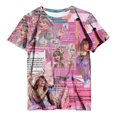 thumbnail image 1 of TayIor Sw1ft Chemises, Tylor Sw1ft Merch, Tylor Sw1ft, Chemises Blouse à Manches Courtes à Col Rond Imprimées Décontractées de Mode pour Femmes, T-Shirts Graphiques pour Amatrices de Musique pour Femmes TKFASHION Rose m, 1 of 4