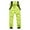 Fluorescent Green, variant on Women's Skiing Bibs Snow Pants, Winter Waterproof Insulated Snowboard Pants with Suspenders