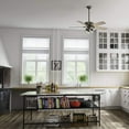 thumbnail image 4 of Hunter Fan Company Devon Park 52 Inch Ceiling Fan w/ 3 Lights, Onyx Bengal, 4 of 7