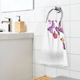thumbnail image 6 of GZHJMY Butterflies Hand Towel Cotton Soft Absorbent Bath Hand Towels Decor, Multipurpose for Kitchen, Hotel, Spa, Yoga, Gym, Set of 2, 6 of 7