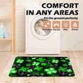 thumbnail image 4 of Dvkptbk St Patricks Day Saint Patrick's Day Carpet Three Sizes Faux Wool Entry Door Mat Bathroom Non Slip Mat Cartoons Pattern Saint Patrick's Day Decoration St Patricks Day Decorations, 4 of 6