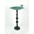 thumbnail image 2 of 25 Inch Rustic Metal Bird Bath Outdoor Garden Verdigris Water Basin Yard Decor, 2 of 4