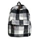 thumbnail image 1 of Mochila de felpa a cuadros para mujer, mochila de lana de cordero de gran capacidad, bolsa de compras de viaje (negro), 1 of 9