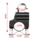 thumbnail image 4 of 22 mm-26 mm de motocicleta universal Casmet Casmet Casco Celmet Security Lock Metal 22 mm-26 mm Negro Con 2 Llaves Establecidas, 4 of 7