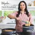 thumbnail image 2 of Ayesha Curry 10 Qt Hard Anodized Collection Nonstick Stockpot with Lid, Charcoal, 2 of 6