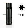 thumbnail image 1 of 1Pc 1/2Inch Hex Torx Screwdriver Bit Drive Socket Adapter Head T20 T40 T30 T100, 1 of 7