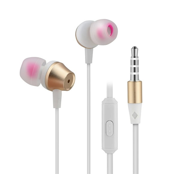 ZOUSSIQI Metal Earphone Super Heavy Bass In-ear Headphones Hands-free Call Stereo Earbuds with Mic EL225#68260