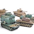 thumbnail image 2 of 8Pcs 1:72 Assembler des Kits de Réservoir Modèle de Char Armée DIY Modèle d'Armée Assembler des Kits de Réservoir Modèle de Bataille pour les Jouets Cadeaux de Noël Enfants, 2 of 9