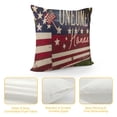 thumbnail image 4 of Qinduosi Car Throw Pillow Covers, h of July Patriotic USA Flag Cushion Case for Sofa Couch of White, 4 of 5