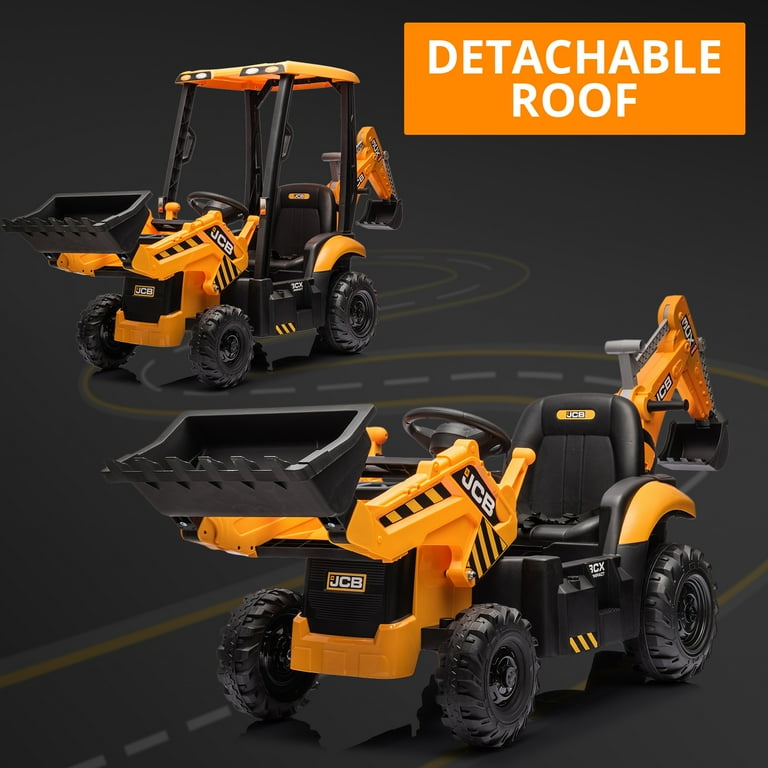 Towallmark 24V 3-in-1 Kids Motorized Tractor with Excavator Towallmark 24V 3-in-1 Kids Motorized Tractor with Excavator