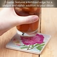 thumbnail image 3 of Thirstystone "Botanical Peony" Single Tumbled Tile Coaster, 3 of 7
