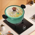 thumbnail image 3 of Micro Pressure Cooker,8L Multi-Function Micro Pressure Cooking Pot, Pumpkin Shaped Pressure Cooking Pot Double Handles, Dishwasher Safe (Green), 3 of 9