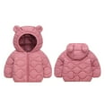 thumbnail image 4 of KAUOD Toddler Zip up Hooded Puffer Jackets Baby Boys Girls Lightweight Winter Outwear Kids Thick Warm Quilted Down Coats, 4 of 6