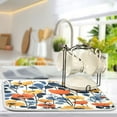 thumbnail image 5 of Kitchen Drying Mat 18x24In Drying Dish Mat Dish Drying Mats Kitchen Countertop Multi-Function Drain Drying Mat Kitchen Table Beautiful Flowers Seamless, 5 of 8