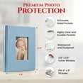 thumbnail image 5 of Promot 4x6 Photo Album, Holds 40 Photos, Hardcover with Slip-In Pockets, Small Keepsake Memory Book - Sky Blue, 5 of 8
